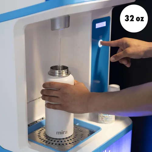 Miniatura 6 de MIRA - Botella de agua deportiva de acero inoxidable con aislante, termo de metal que mantiene el frío durante 24 horas y el calor durante 12 horas
