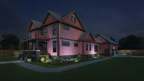 Miniatura 9 de Lithonia Lighting ESXF1 ALO SWW2 KY DDB M2 Luz LED exterior con interruptor, montaje en nudillo o yugo, bronce