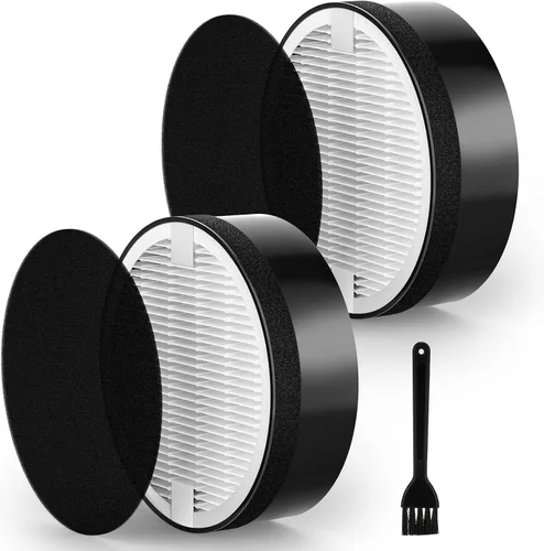 LV-H-132 Filtro de repuesto compatible con filtro de repuesto LEVOIT LV-H-132 Puri-fier de aire, número de pieza LV-H-132-RF, paquete de 2
