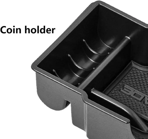 Miniatura 6 de EDBETOS Organizador de bandeja de consola central compatible con accesorios Jeep Renegade 2015-2019 2020 2021 2022 2023, caja de guantes de Negro