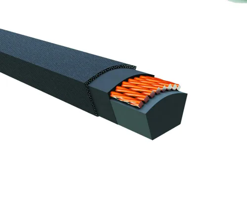 Miniatura 2 de D&D PowerDrive Cinturón de repuesto estándar métrico 6X210, 3L, 1 banda, 21" de longitud, goma