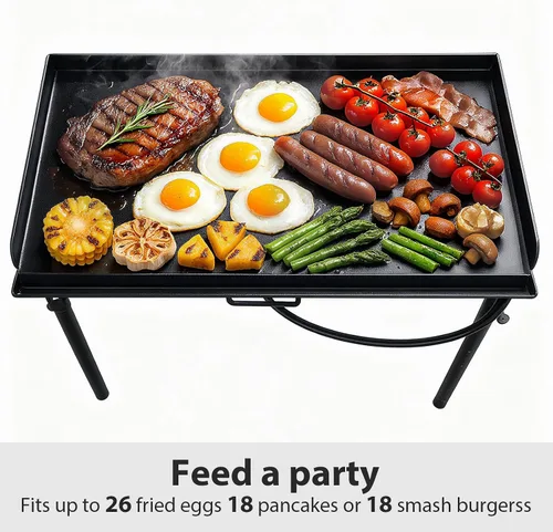 Miniatura 121 de Utheer Parrilla reversible para todas las estufas Camp Chef de 14 y 16 pulgadas, plancha de hierro fundido, para estufa Camp Chef Explorer de 2