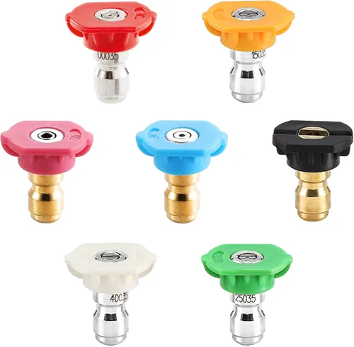 Miniatura 11 de Tool Daily Puntas de boquilla de pulverización para lavadora a presión, varios grados, 1/4 de pulgada, paquete de 5 (2.5 GPM)