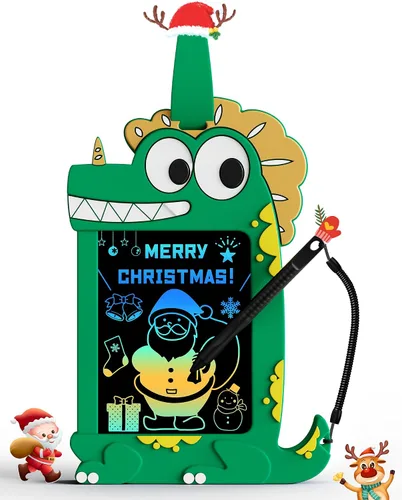 Miniatura 16 de TEKFUN Tableta de escritura LCD para niños, tablero de garabatos, juguetes de dinosaurio, juguetes esenciales de viaje para niños y niñas de 3, 4