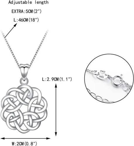 Miniatura 5 de EVER FAITH Collar con colgante simple de plata de ley 925, joyería para mujer, regalo significativo para hija de mamá, regalos de joyería para mamá