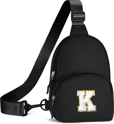 Miniatura 70 de YOOLIFE Bolso bandolera con inicial, bolsas pequeñas para niñas y mujeres, regalos para adolescentes, niñas, adolescentes, novia, dama de honor