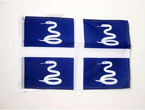 Miniatura 989 de Bandera de México AZ FLAG, 45.7 x 30.5 cm, con cordones - Pequeñas banderas mexicanas de 30 x 45 cm - Bandera de 45.7 x 30.5 cm