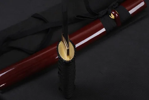 Miniatura 8 de Katana corta de espiga completa de acero al carbono Samurai japonés Tanto de acero al carbono