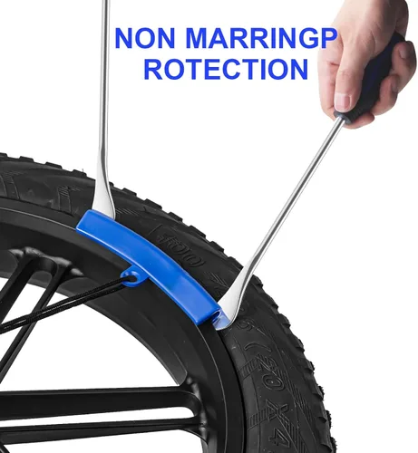 Miniatura 4 de HTOMT Kit de Cucharas para Neumáticos de 11.5", 26 piezas Herramienta de Cambio de Neumáticos para Motocicleta Dirt Bike Tractor de Césped
