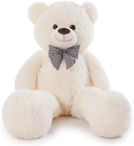 Miniatura 9 de Poutmac Oso de Peluche Gigante de 47 Pulgadas Animal de Peluche Marrón Gran Oso de Peluche Regalo de San Valentín para Novia Animales de Peluche