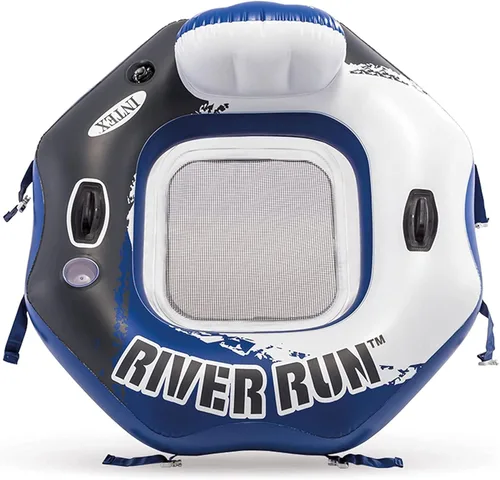 Miniatura 9 de Intex 58854EP River Run Connect Salón flotante inflable: respaldo cómodo - Portavasos incorporado - Asas duraderas - Conectores fáciles de usar
