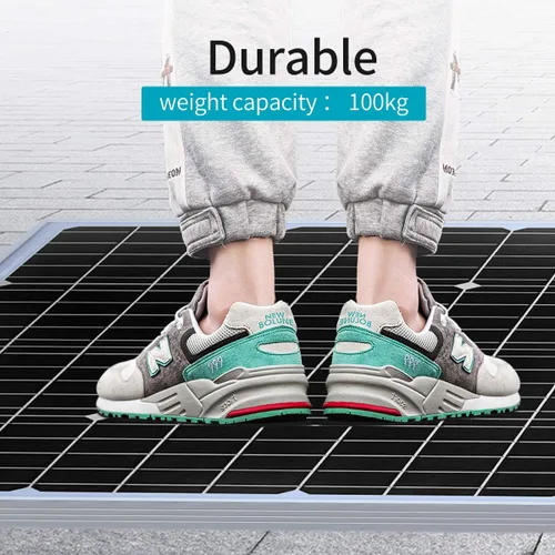 Miniatura 4 de Kit de sistema solar para el hogar de 480 W con 4 paneles solares monocristalinos de 120 W y 1000 W MPPT Solar Grid Tie Power Inverter