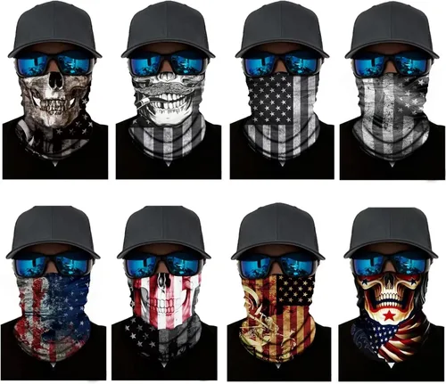 Miniatura 7 de Neck Gaiter Balaclava Bandana Face mask, Sun Wind protection, Cycling, Running, Hiking Sports, for Men & Women
