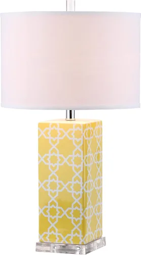 Safavieh Lighting Collection - Lámpara de mesa (2 unidades), color amarillo