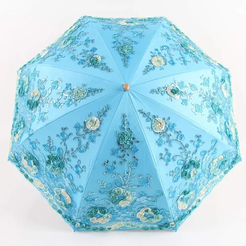 Miniatura 117 de Honeystore - Parasoles de encaje de flores para fiesta de boda, paraguas nupcial de encaje