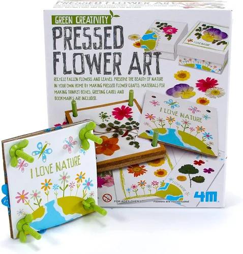 Miniatura 3 de 4M Green Creativity - Kit de arte de flores prensadas, reciclaje de flores, arte y manualidades, kit de bricolaje, para niños y niñas a partir de 5