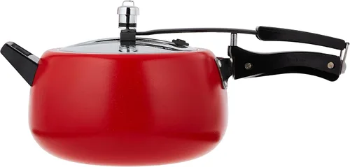 Miniatura 2 de Hawkins Olla a presión Contura de 5 litros, cocina de tapa interior Handi con revestimiento de cerámica, rojo tomate (CTR50)