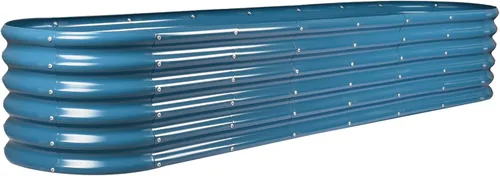 Miniatura 8 de Land Guard Kit de cama de jardín elevada galvanizada de 8 x 2 x 1 pies, cajas de jardín elevadas de capacidad de 108 galones para exteriores, camas