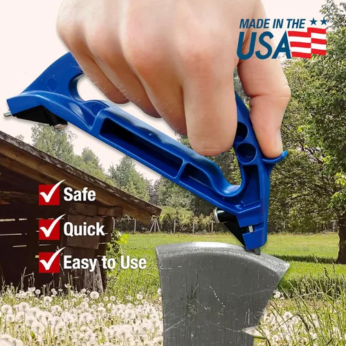 Miniatura 4 de AccuSharp Afilador todo en uno, afilador multiusos para cuchillos, tijeras, herramientas de jardín, afila y restaura cuchillos dentados, cuchillas