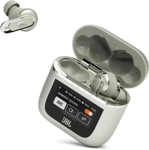 Miniatura 10 de JBL Tour Pro 2 - Auriculares inalámbricos con cancelación de ruido con estuche de carga inteligente, llamadas perfectas con 6 micrófonos con control