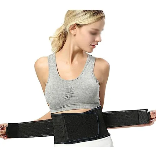 Miniatura 2 de Cinturón de apoyo lumbar autocalentable para aliviar el dolor de espalda baja, ajustable, transpirable, soporte de malla para hombres y mujeres