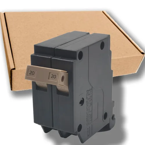 Miniatura 18 de Interruptor de circuito de 15 Amp, 1 polo, tipo de enchufe de 3/4 de pulgada, disyuntor de caja moldeada compatible con centros de carga OEM, 10KA