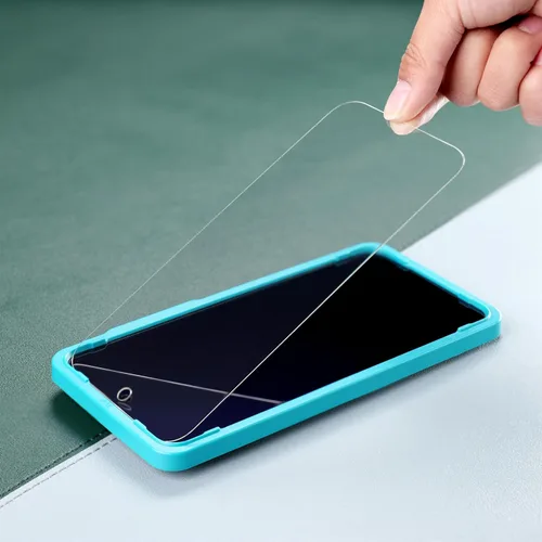 Miniatura 3 de Ibywind Protector de pantalla para OnePlus 15 5G, 2 unidades, vidrio templado de dureza 9H y protector de lente de cámara, con marco de alineación