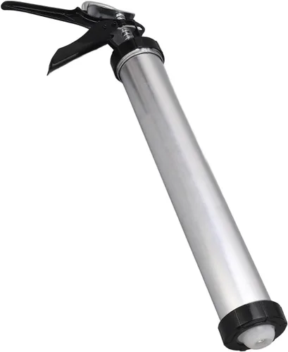 Miniatura 4 de Pistola de calafateo de 20.3 fl oz, pistola de calafateo de tubo de aluminio con aplicación a granel de cartucho de 20 onzas con 10 boquillas