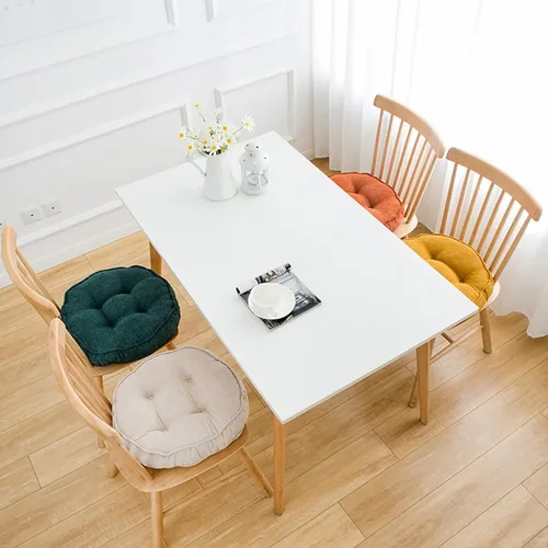 Miniatura 7 de Chair Cushion for Dining Chairs Round, Seat Cushion for Kitchen Chairs Extra Thick, Multi-Functional Chair Pads for Floor, Garden, Dining Room