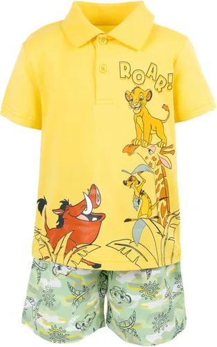 Miniatura 5 de Disney Polo y pantalones cortos de Mickey Mouse de Rey León para niños pequeños y grandes