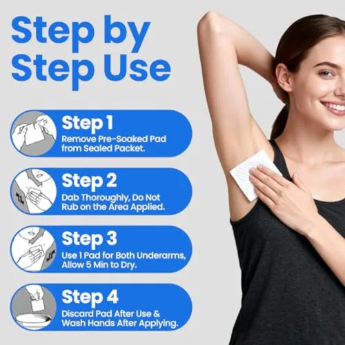 Miniatura 5 de Almohadillas antitranspirantes Sweat Shield Ultra con resistencia clínica probada para reducir el sudor hasta 7 días con cada uso