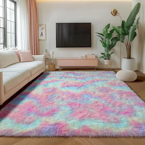 Miniatura 129 de ONASAR - Alfombra de pasillo negra de 2 x 6 pies, esponjosa, lavable, ultrasuave, afelpada, peluda, tapete para bebés, dormitorio de niños, armario
