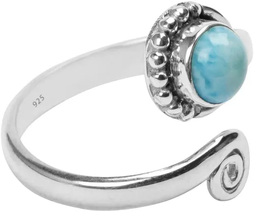 Miniatura 15 de Gemstone Stone Toe Ring 925 Sterling Silver Feet Body Jewellery Handame Toe Ring Gemstone Adjustable Toering For Girls Women Gift Jewellery