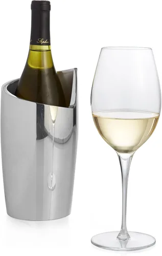Miniatura 3 de nambe - Enfriador de vino en espiral, cubo de metal de mesa para mantener el vino frío, enfriador de botellas de vino aislado para fiestas, bar