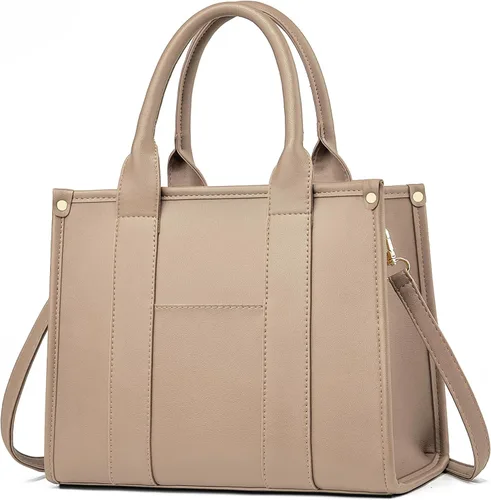 Miniatura 10 de COCIFER The Tote Bag - Bolso cruzado para mujer, bolso de hombro, bolsos de mano de piel sintética con asa superior con cremallera