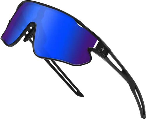 Miniatura 10 de DUCO Gafas de sol polarizadas deportivas para hombres y mujeres, gafas de sol para correr, pesca, ciclismo, béisbol, protección UV400, DC0023 Marco
