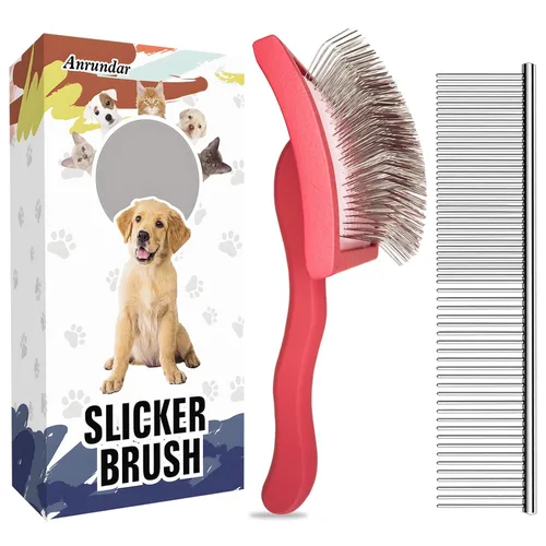 Miniatura 8 de Cepillo deslizante para perros, kit de aseo dorado para garabatos dorados, cepillos desmenuzadores para Goldendoodles, Labradoodles, Poodles, Azul