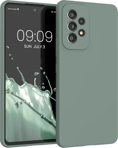 Miniatura 18 de kwmobile Funda compatible con Samsung Galaxy A32 5G - Funda de silicona TPU con acabado suave - Rosa impresionante