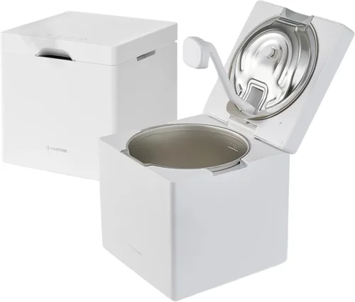 Carepod Cube Plus X50V Humidificador de Acero Inoxidable - Fácil de Limpiar, 3 Ajustes de Nivel de Vapor, Función de Humedad Automática y Apagado