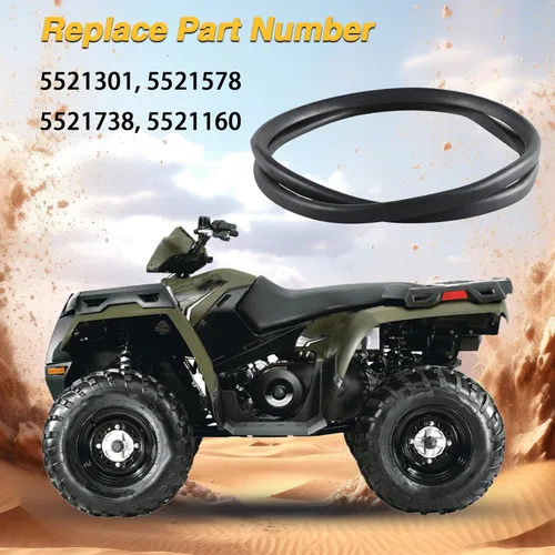 Miniatura 3 de Junta de Cubierta de Embrague Junta de Caja de Correa Compatible con Polaris Sportsman 400 450 500 570 600 700 800 Reemplaza #: 5521301