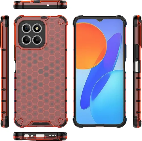 Miniatura 23 de Pzwoxukhov Funda para Huawei Mate 50 Pro, funda para Huawei Mate 50 Pro Honeycomb Anti-Drop Shock-Absorbing Case Negro