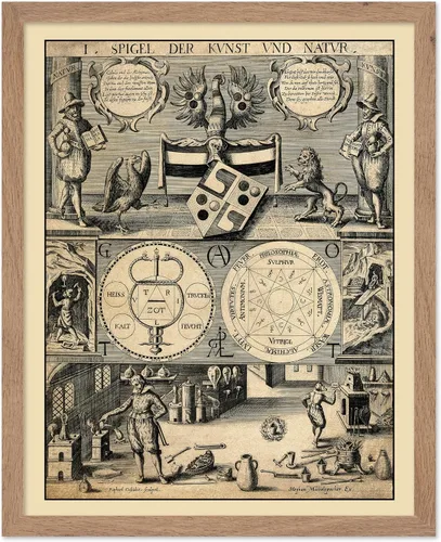 Miniatura 59 de Poster Master Póster astrológico clásico, impresión de ciencia vintage, regalo para artistas, amigos, el antiguo zodiaco de Egipto, rueda