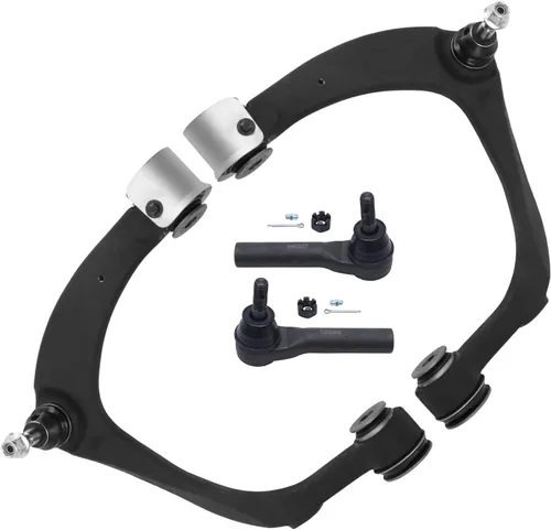 Miniatura 124 de Detroit Axle - Brazos de control superiores traseros para Chrysler 300 Dodge Challenger Charger Magnum, reemplazo del conjunto de brazos de control