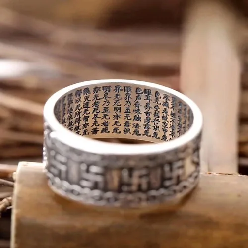 Miniatura 7 de Anillos de dragón PiXiu de Feng Shui para hombres y mujeres, anillo de la buena suerte para el éxito de la riqueza de plata esterlina anillos