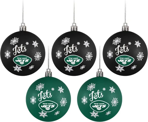 Miniatura 9 de FOCO Dallas Cowboys NFL 5 Pack Shatterproof Ball Ornament Set