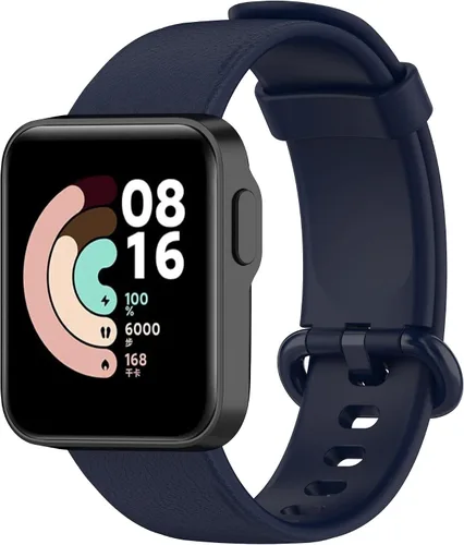Miniatura 21 de Senter Correas de repuesto de goma suave premium de liberación rápida para Xiaomi MI Watch Lite/Redmi Watch Smart Watch Rojo