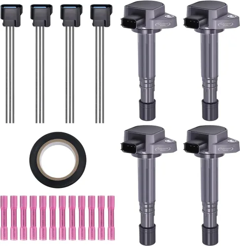 Miniatura 15 de Juego de 4 bobinas de encendido y conector hembra arnés de enchufe compatible con Infiniti Frontier Altima Versa Sentra NV200 Rogue FX50 QX60 QX70