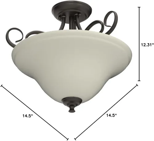 Miniatura 3 de Westinghouse Lighting Dunmore - Lámpara de pared para interior de cuatro luces