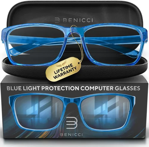 Miniatura 8 de Elegantes lentes de bloqueo de luz azul para mujeres y hombres, ayudan a reducir el deslumbramiento y la fatiga ocular digital de computadoras