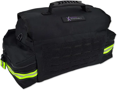 Miniatura 3 de Lightning X Products Pequeño EMT Medic First Responder Trauma EMS Jump Bag Con Divisores - Stealth Black Negro